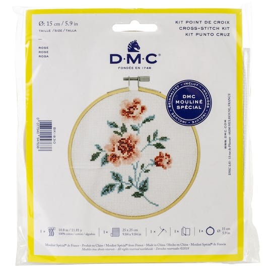 DMC&#xAE; Rose Cross Stitch Kit